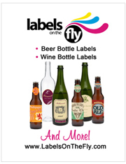 personalized promotional labels, coasters, tags for wedding, wine and beer bottles